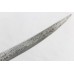 Sword Damascus Steel Blade Silver Bidari Work urdu writing Handle Sheath 40.1'